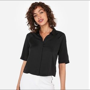 Satin elbow length bottom up